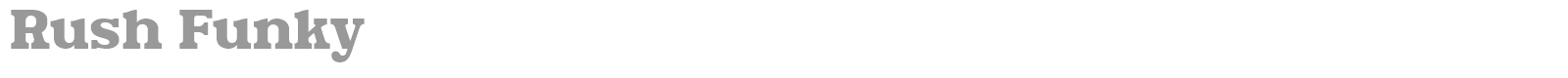 Rush Funky font preview